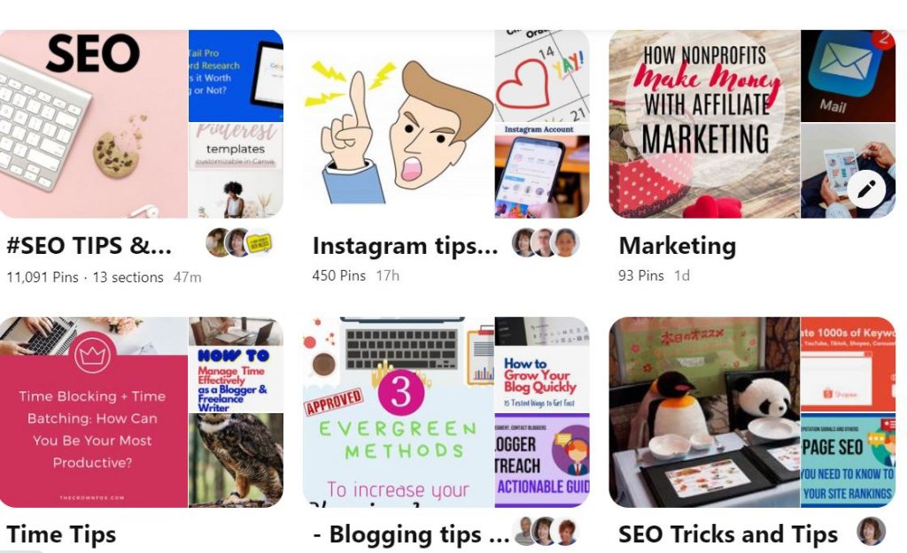 social media etiquette on Pinterest