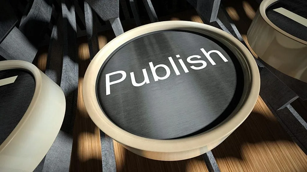 Don’t forget about marketing your blog post - big Publish button on keyboard