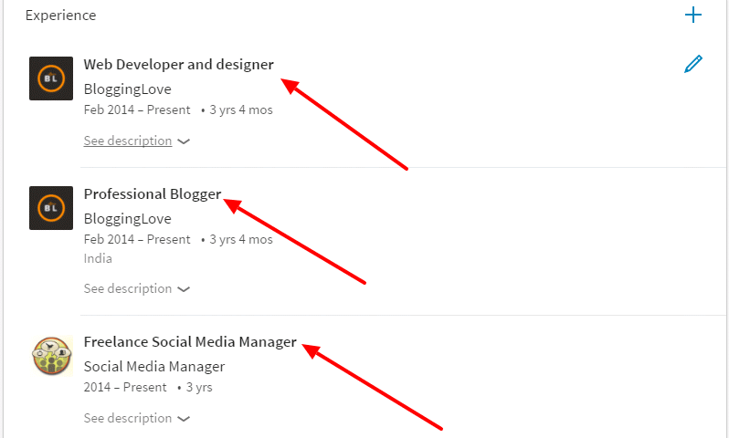 LinkedIn Job Titles