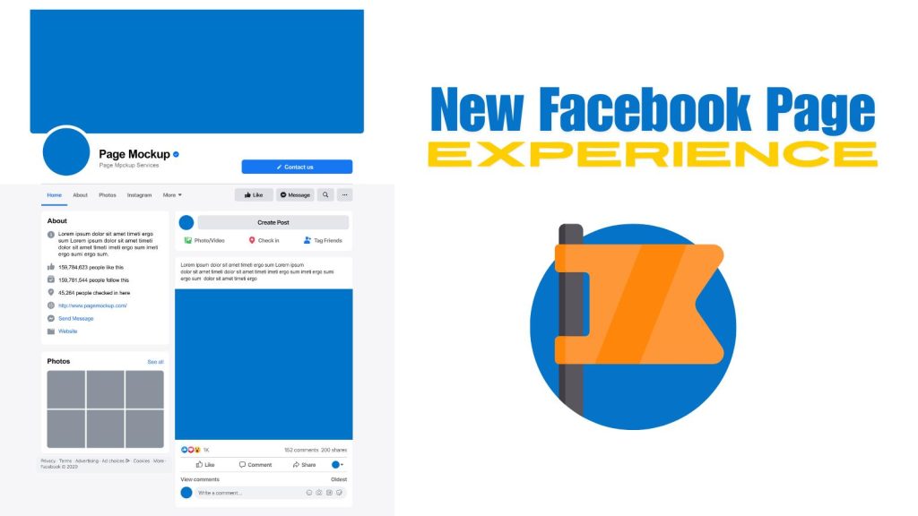 new Facebook page experience