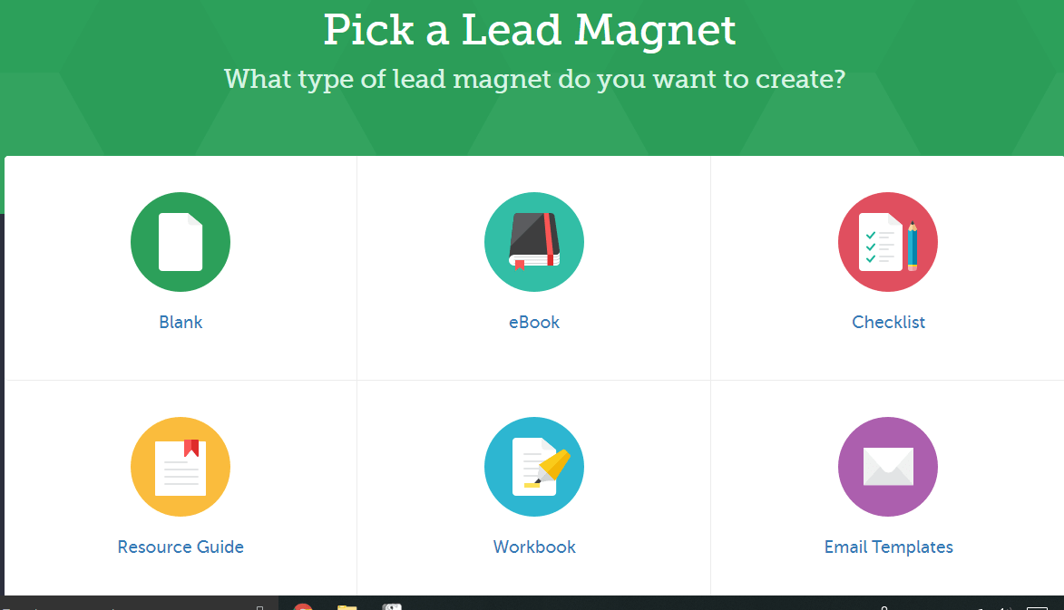 pick a lead magnet