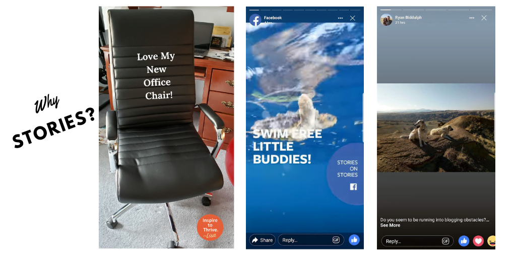 why add a Facebook story