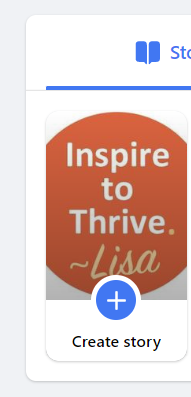 step one to add a story to your page