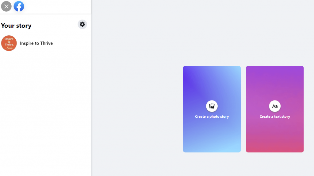 step 2 to add a social media story