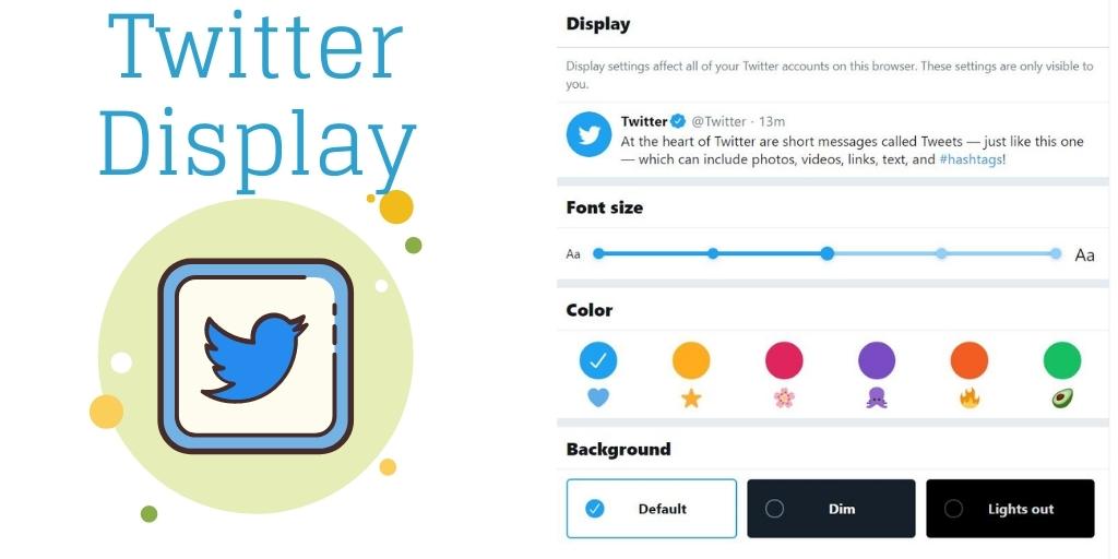Your display settings 