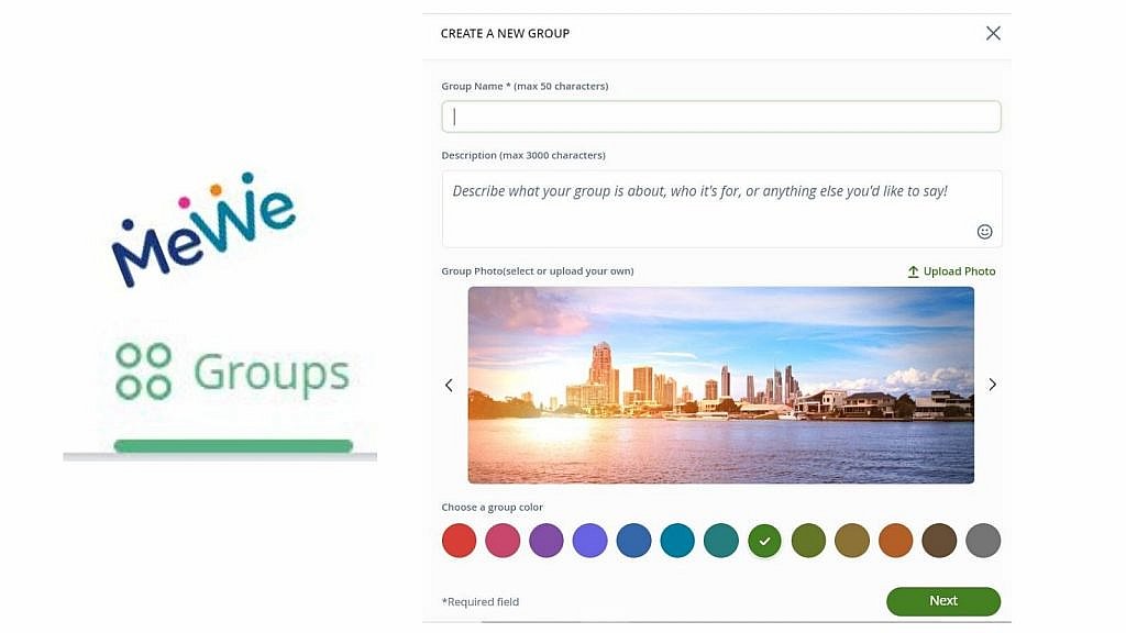 how to use mewe groups