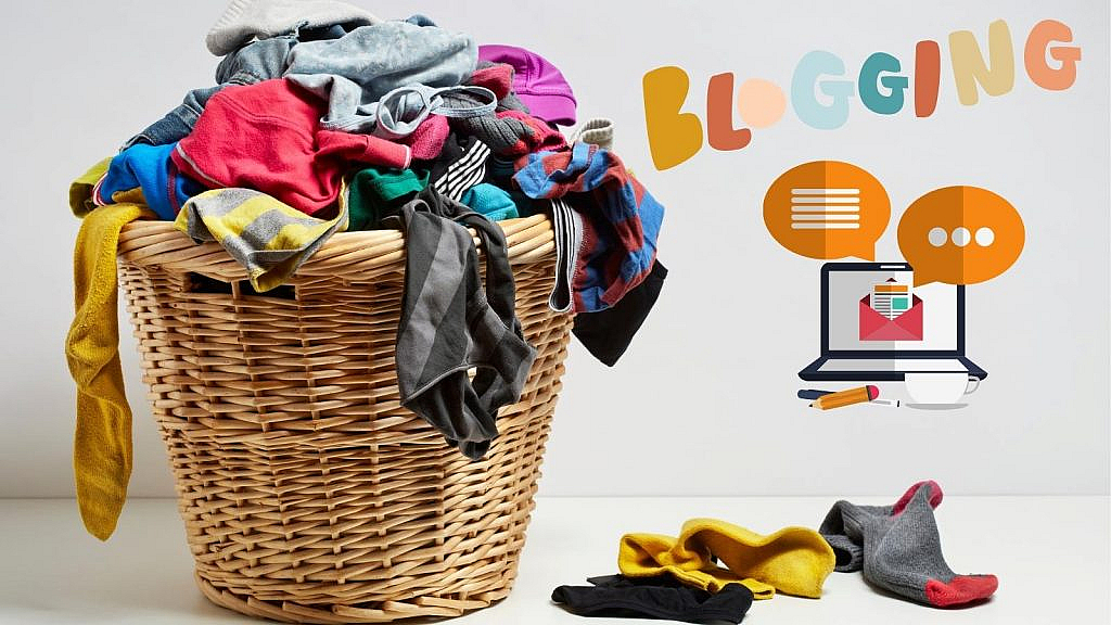 blogging over laundry