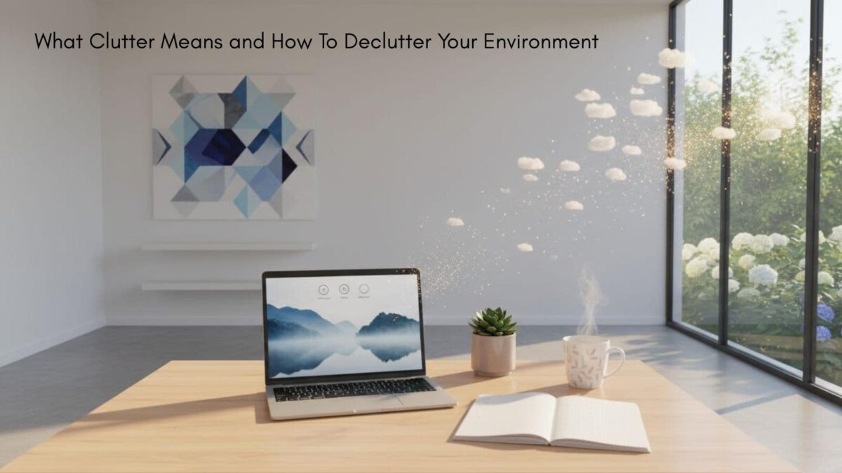 what clutter means and how to declutter your space