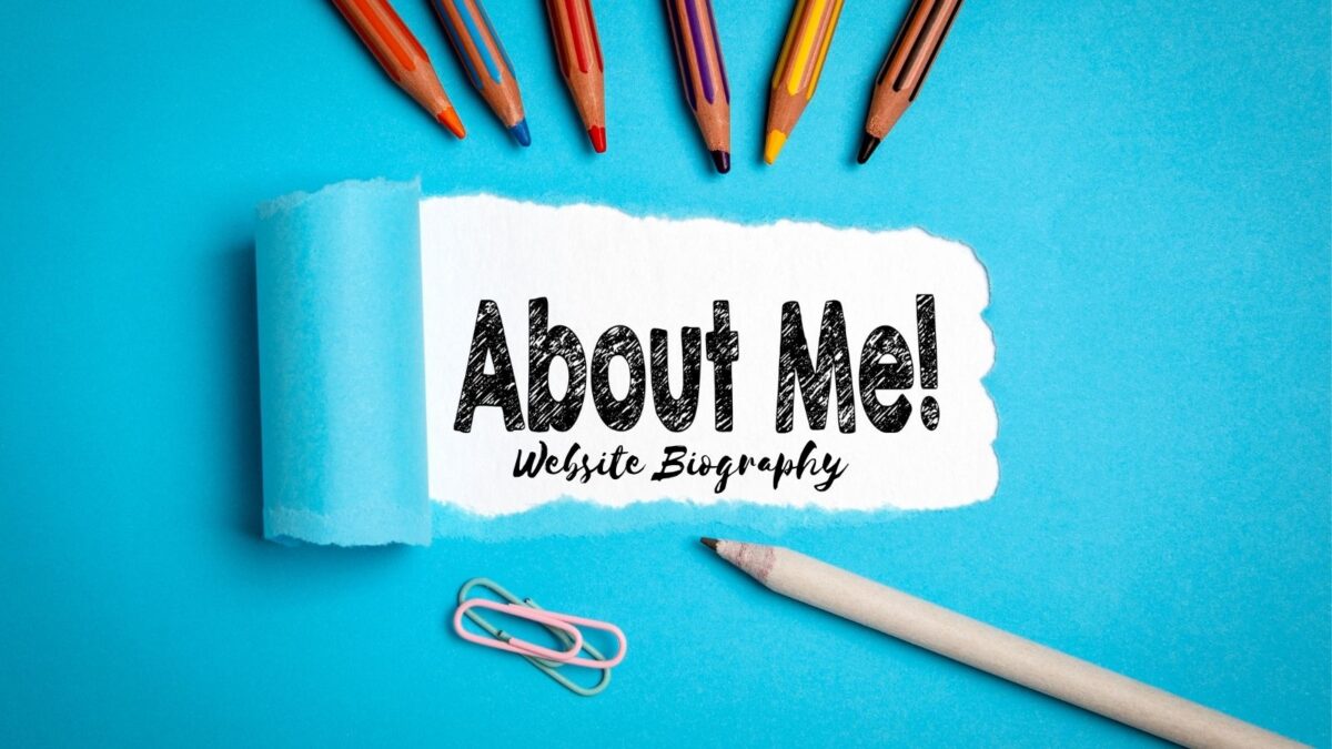 how to write your website biography