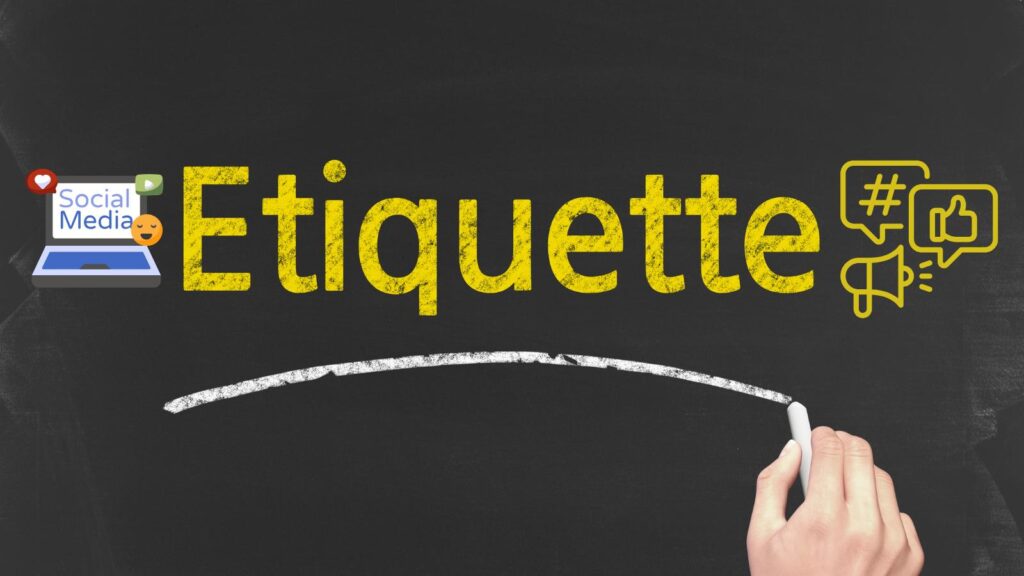 social media etiquette