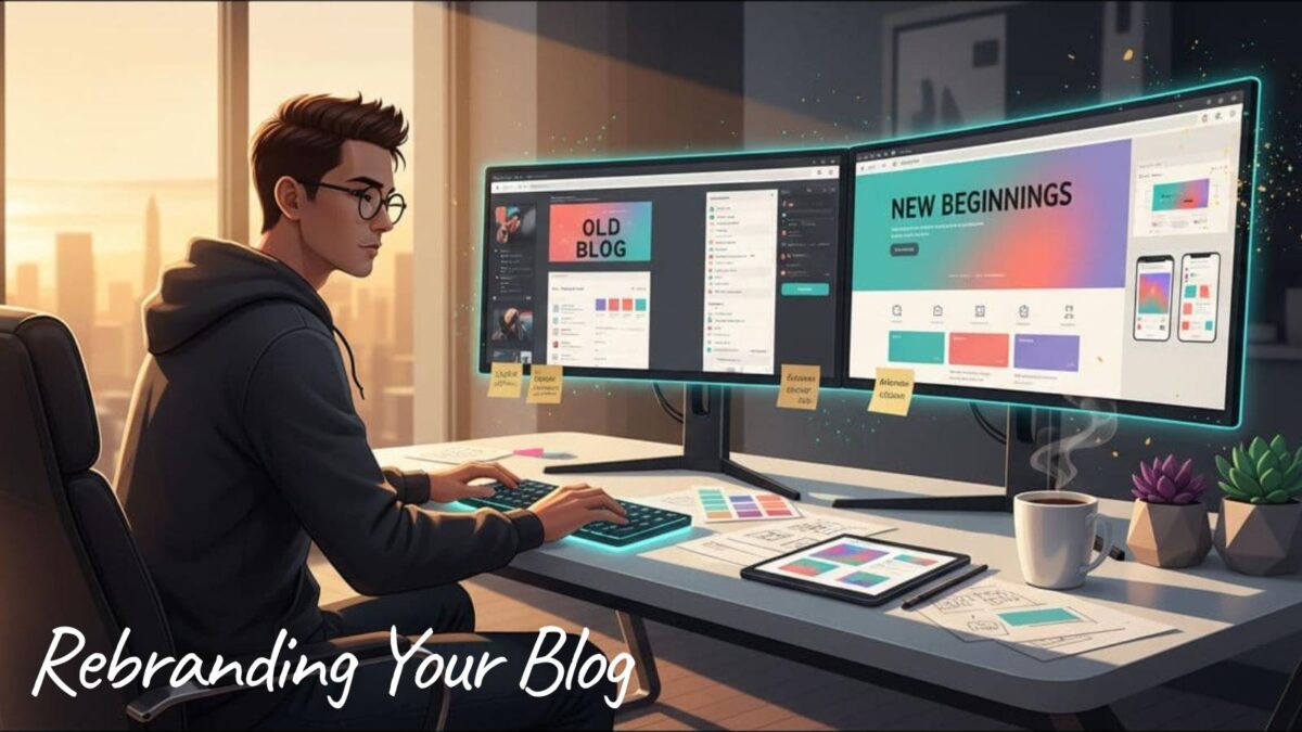 rebranding your blog