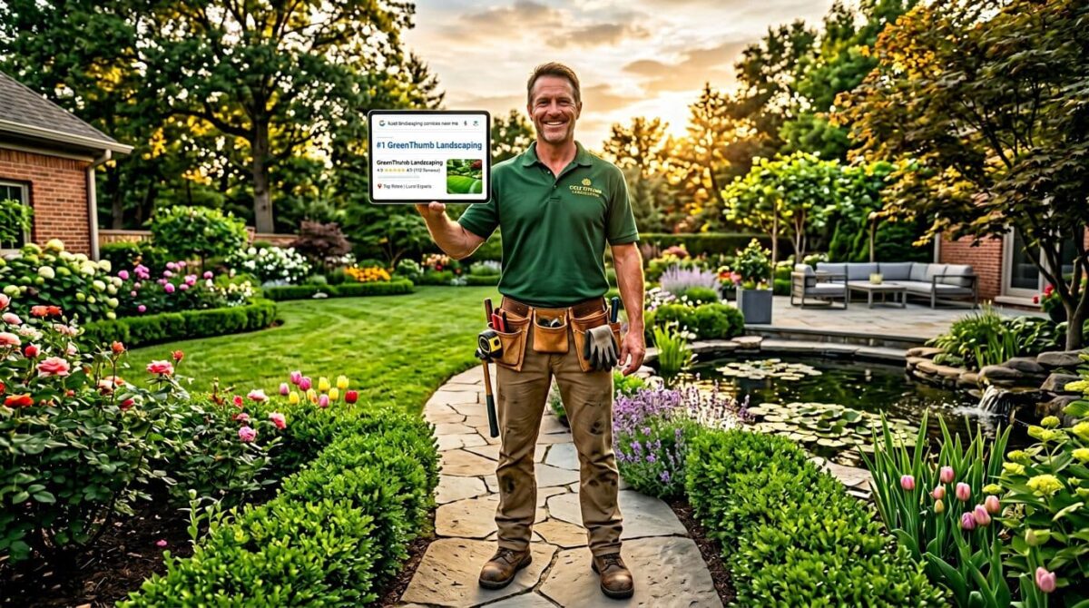 improve your ranking on Google with landscaping business