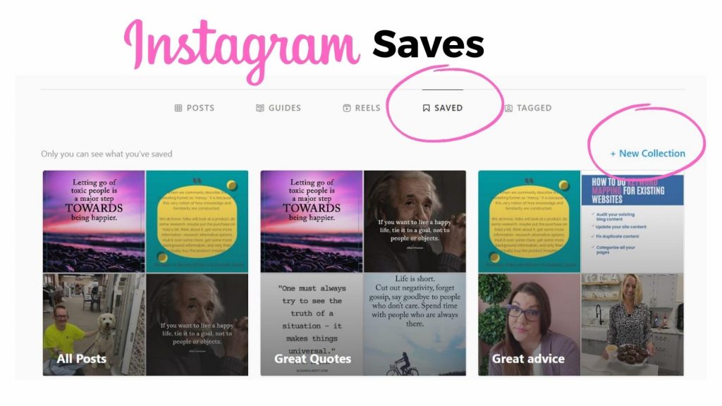 how to use Instagram save feature