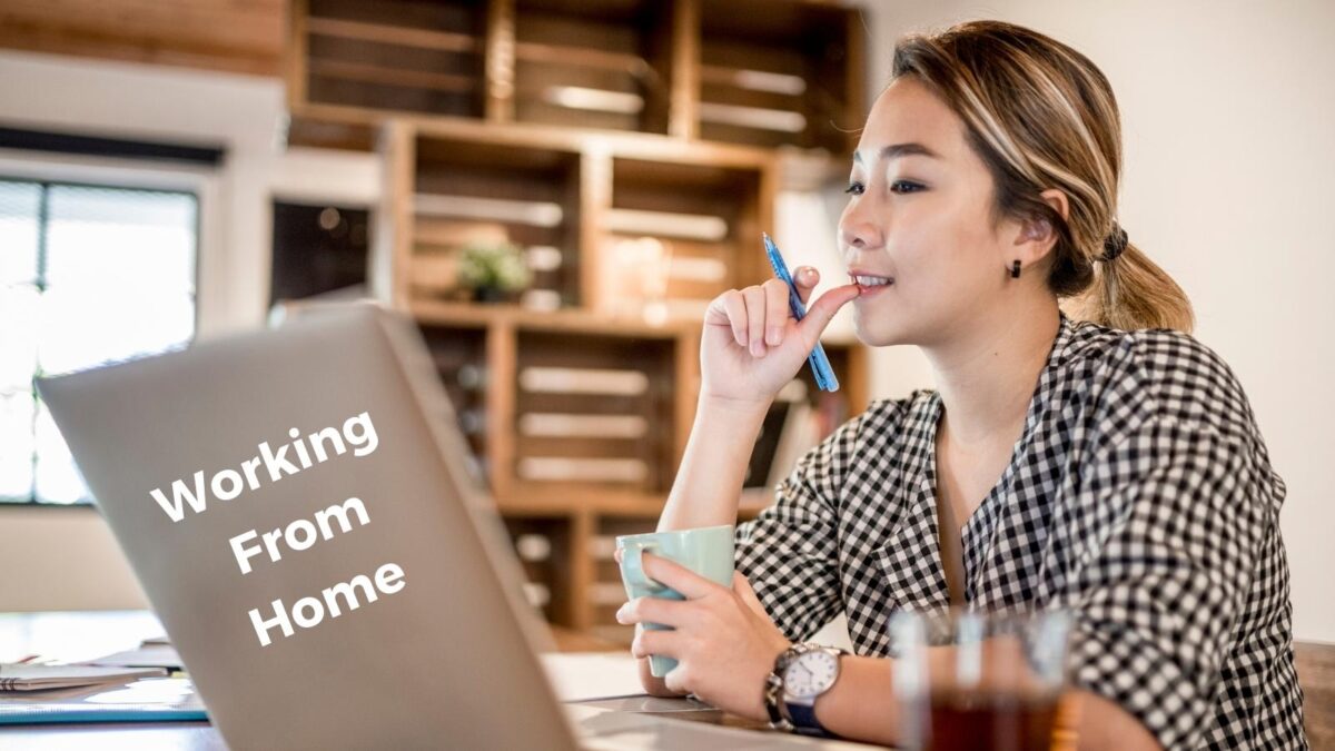 working from home