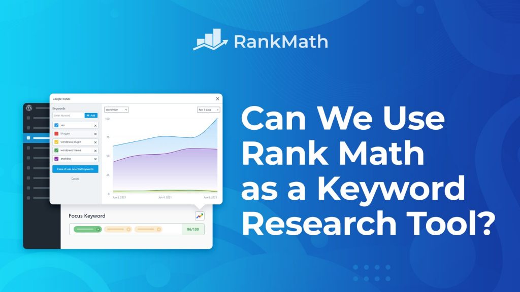 Rank Math for keyword research