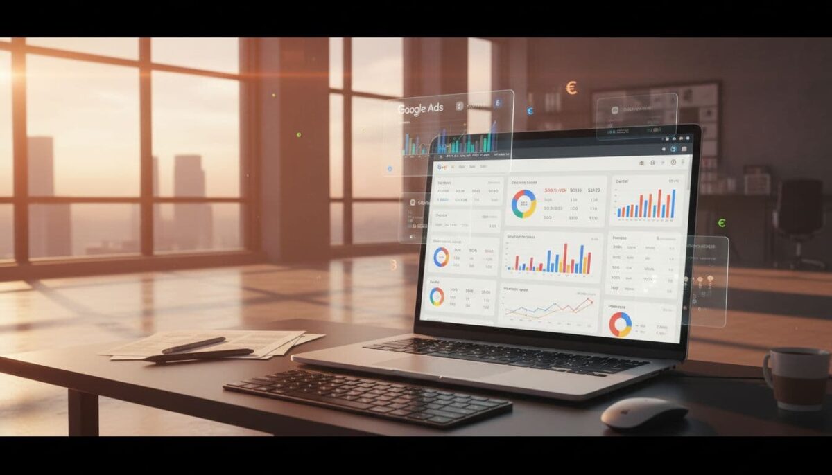 an example of Google ads dashboard