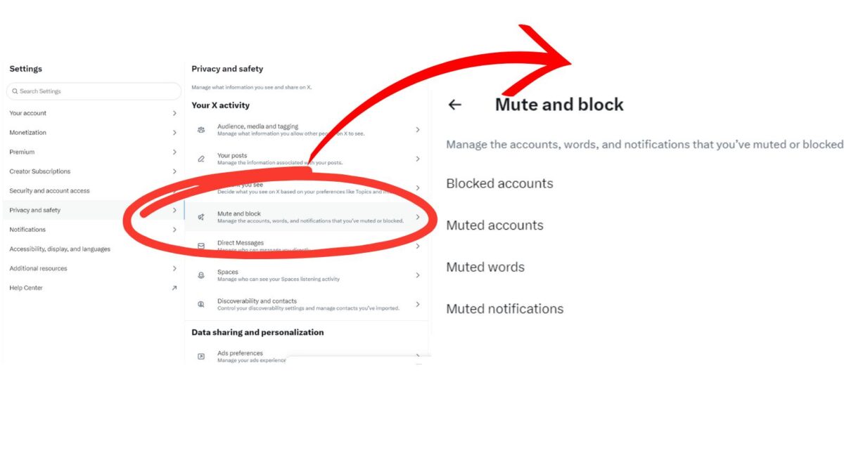 mute settings mute on x settings