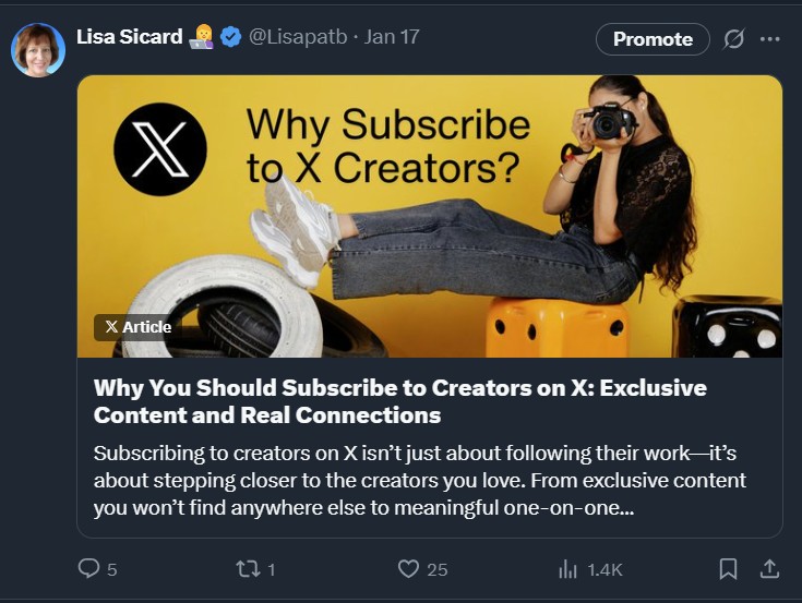 example of an X article 