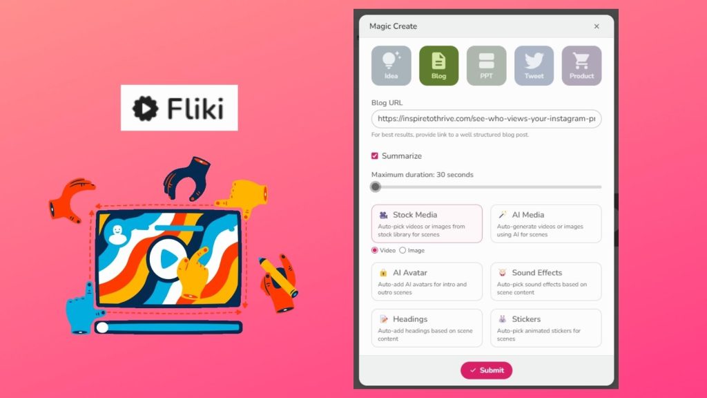 Fliki AI review and demo