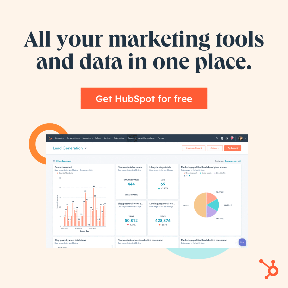 Try Hubspot for FREE