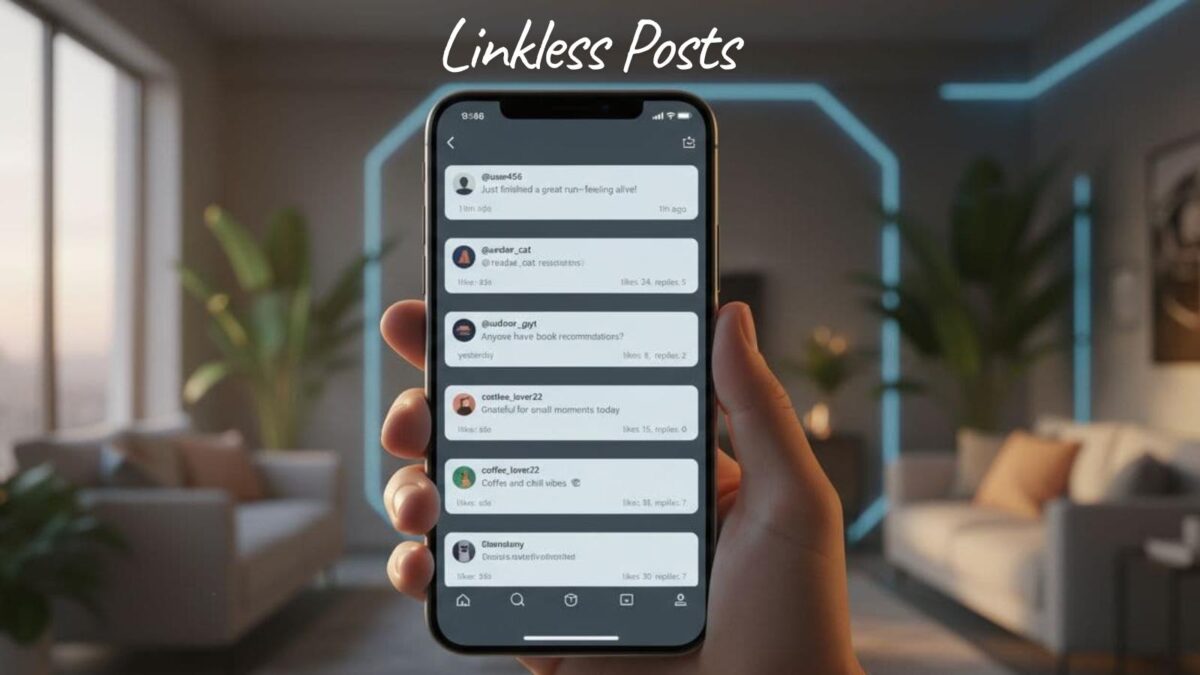 linkless social media posts