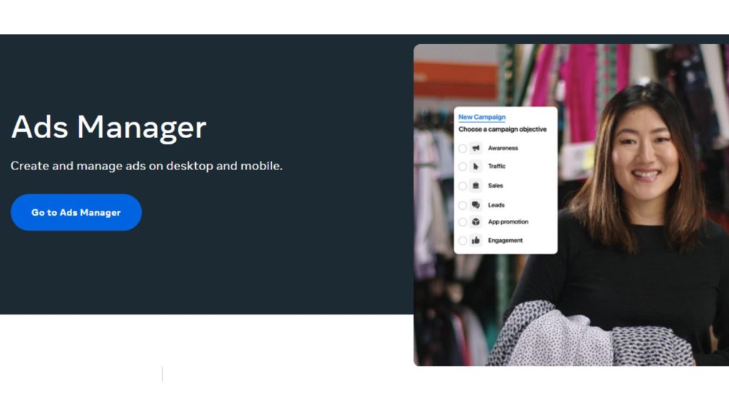 Facebook ads manager