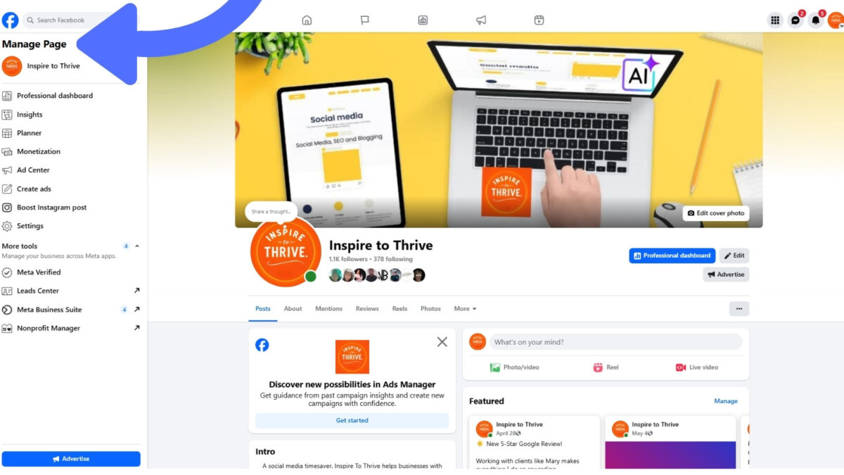 how to manage your Facebook page efficiently