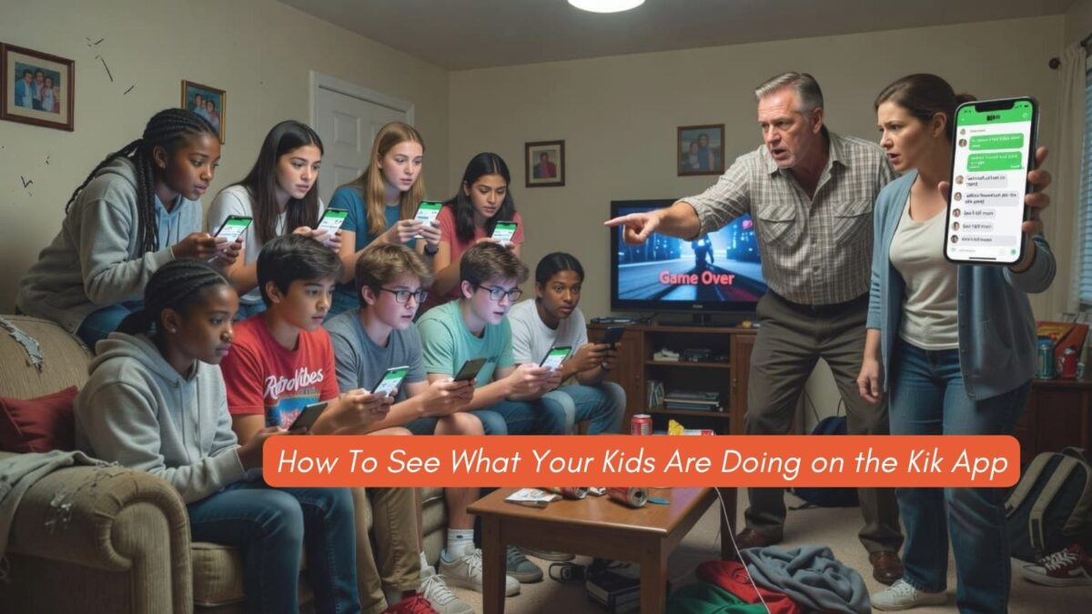 Kik App, seeing what your kids are doing on it.