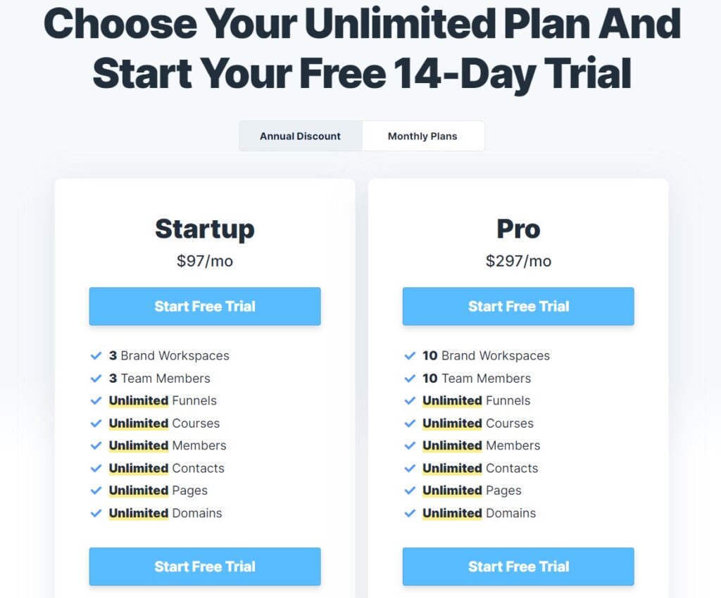 clickfunnels pricing