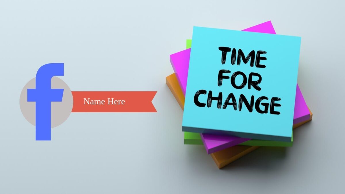facebook page name change