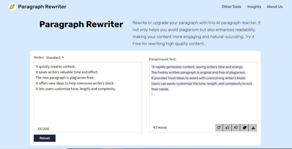 paragraph rewriter