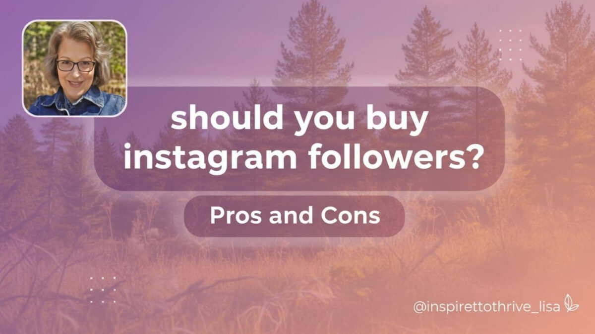 Should you buy Instagram followers? Pros and cons.