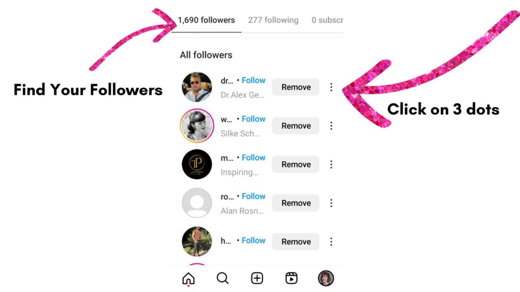 how to find your followers