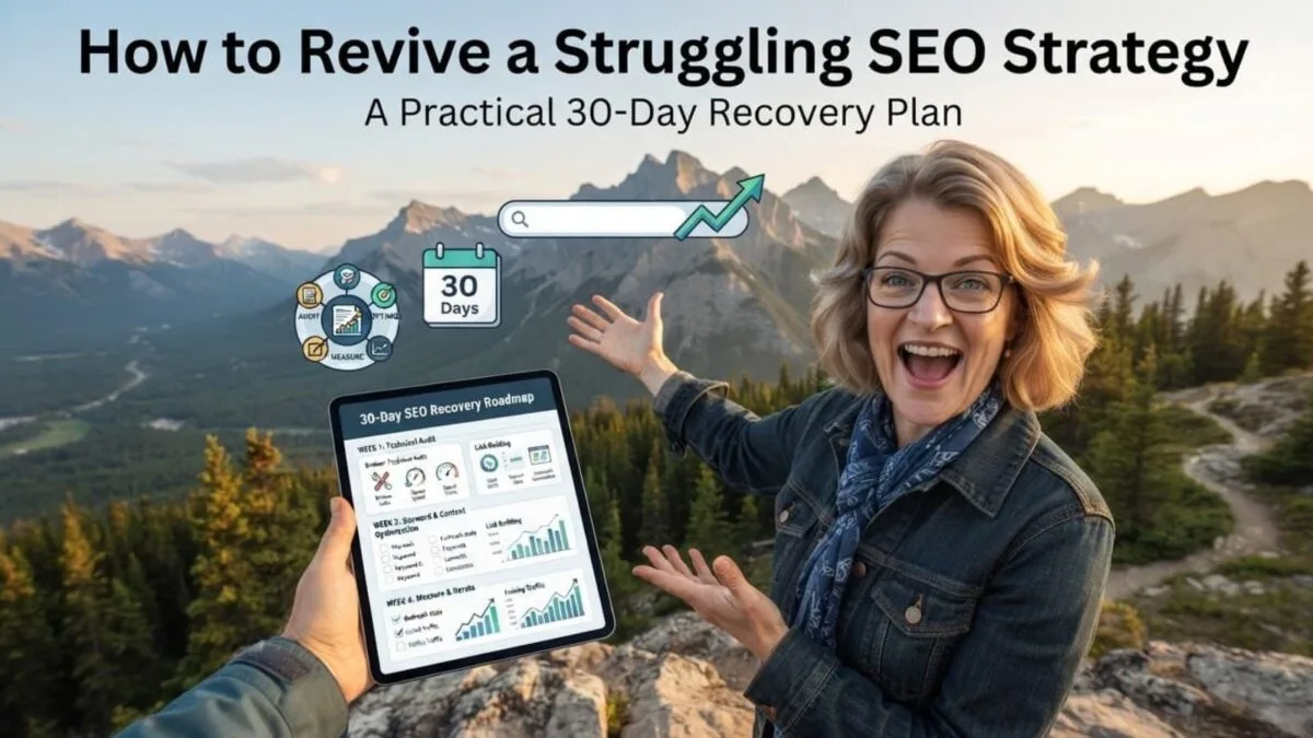 How to revive a SEO strategy with Lisa of Inspire To Thrive.