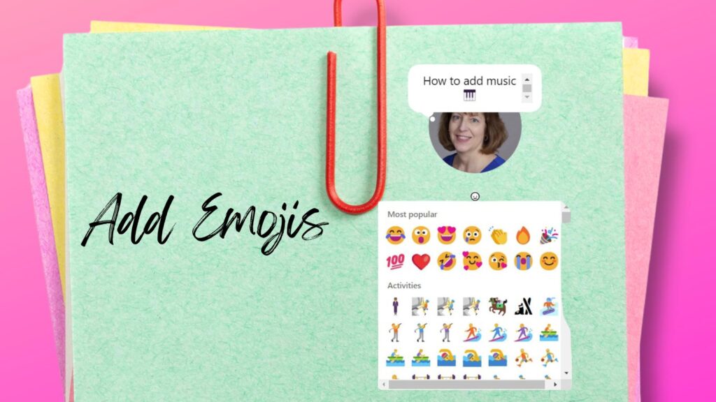 add emojis to notes