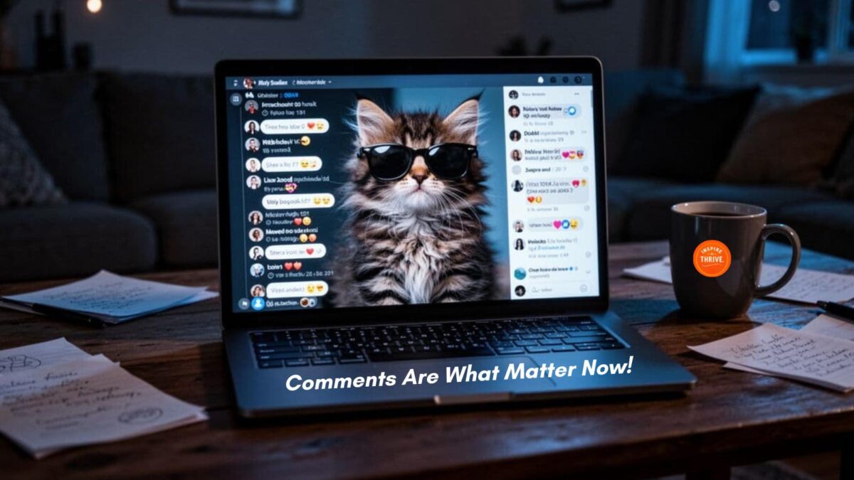 comments are what matter on Facebook business pages now