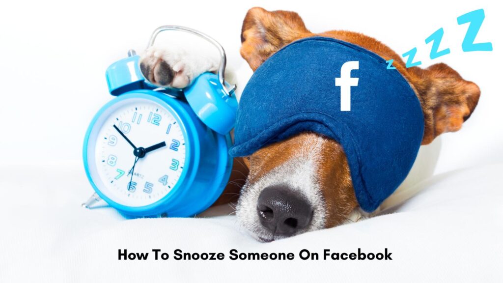 how to snooze someone on Facebook