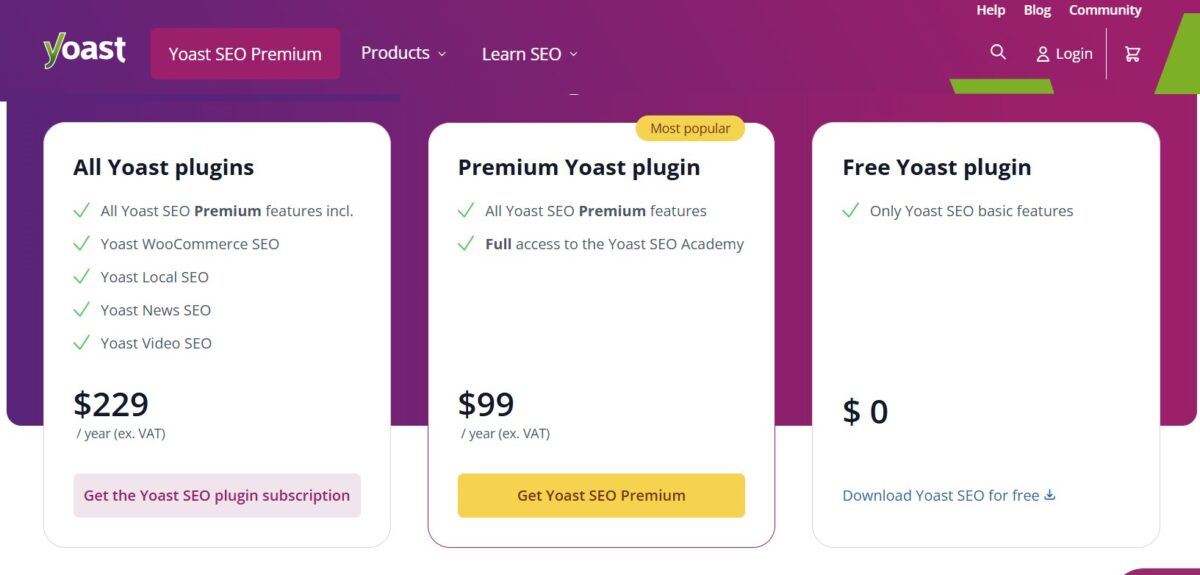 yoast premium 2025 pricing yoast 2025 pricing