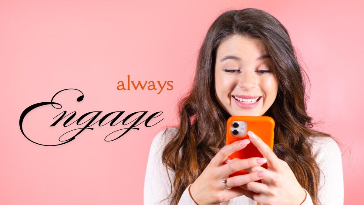 always engage for social media likes