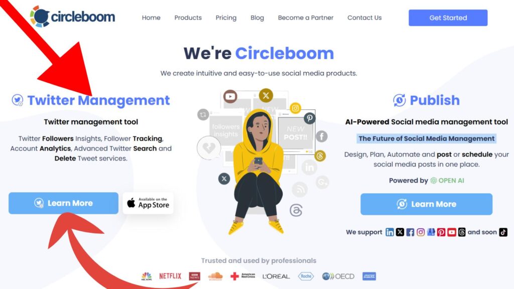 find your active twitter followers with circleboom