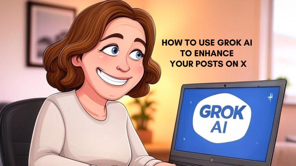 how to use Grok Ai to make better text posts on X.