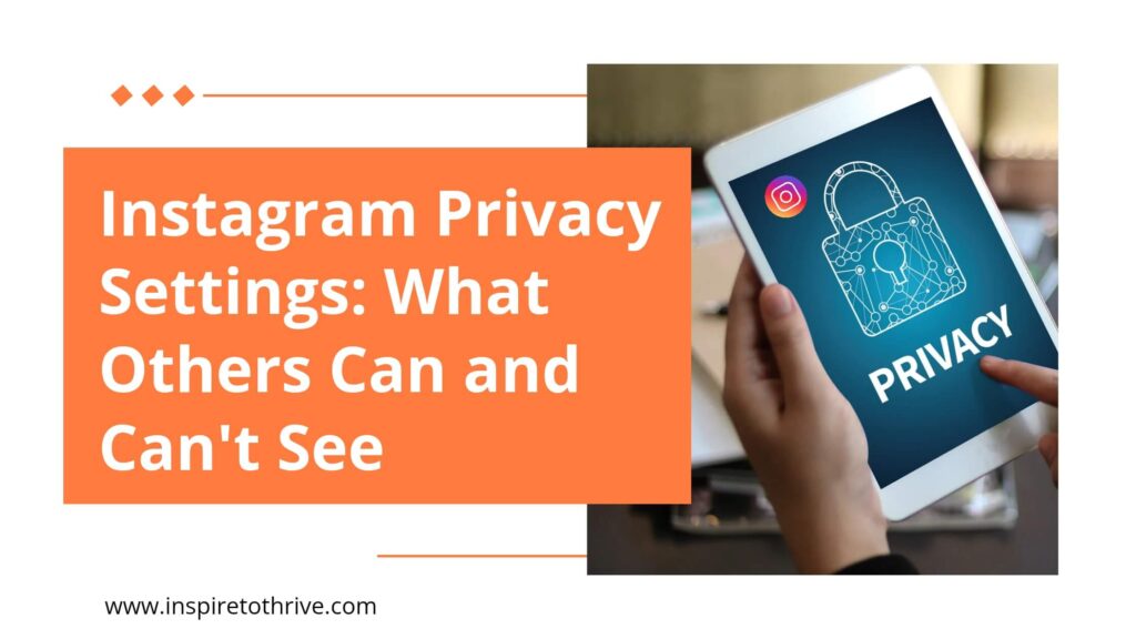 Instagram privacy settings