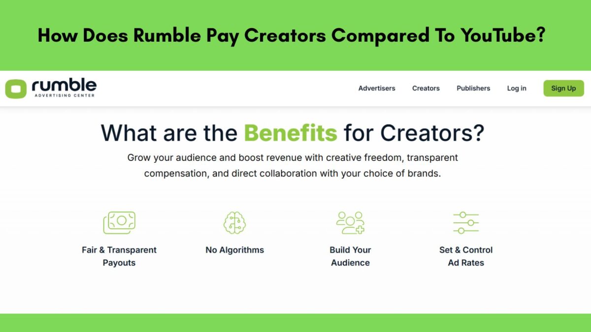 How Does Rumble Pay Creators Compared To YouTube?