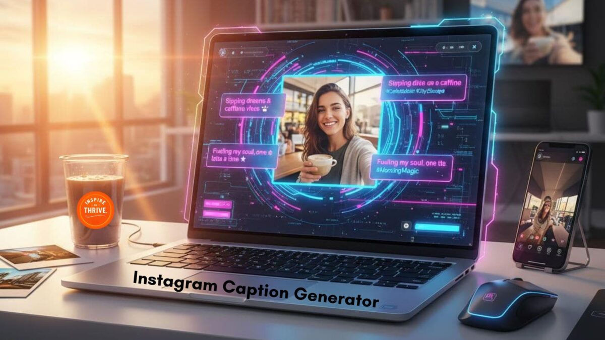 Free Instagram caption generator at Inspire To Thrive.