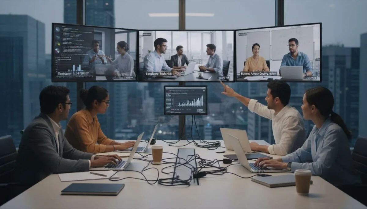 be sure your outsourced team is communiting with you and others 