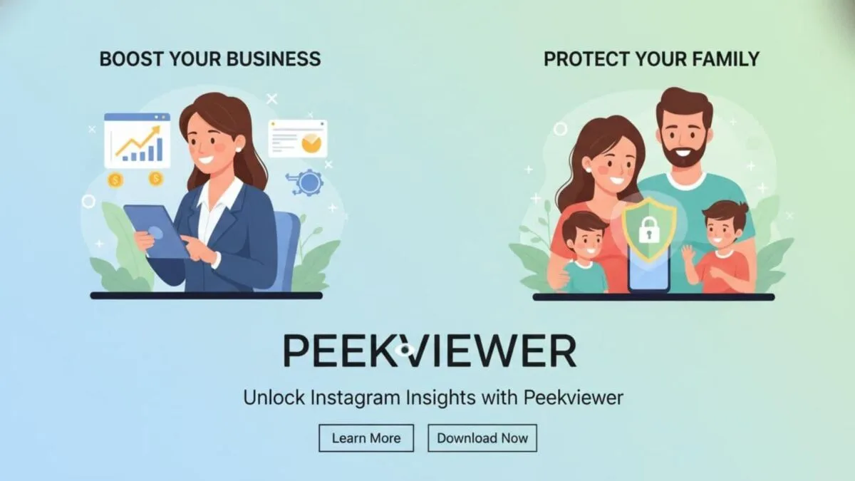 Unlock Instagram Insights with Peekviewer app:  Boost Your Business or Protect Your Family
