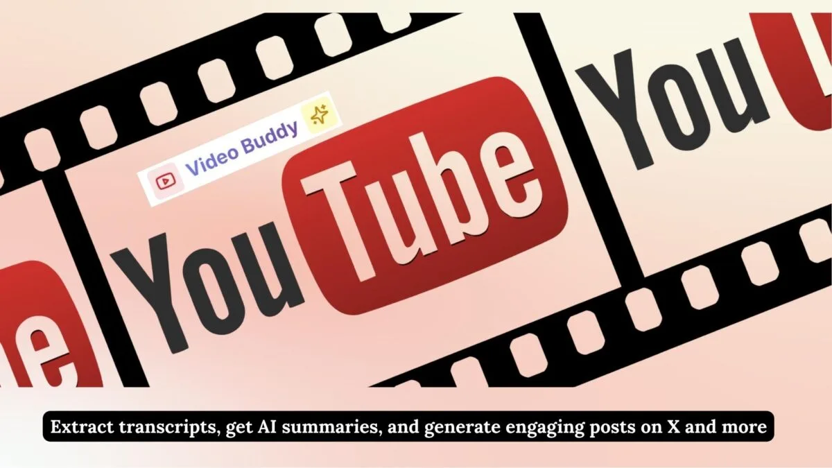 Video Buddy AI tool for creators video buddy AI tool for YouTube Creators and more