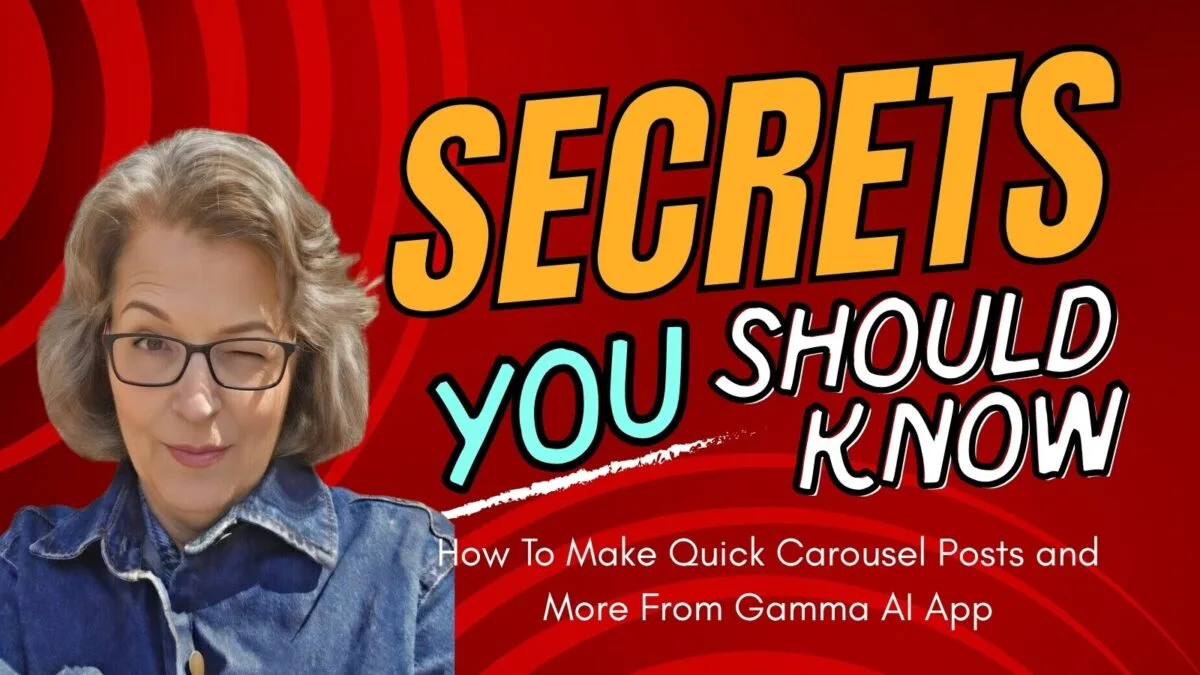 how to make carousel posts with Gamma AI app