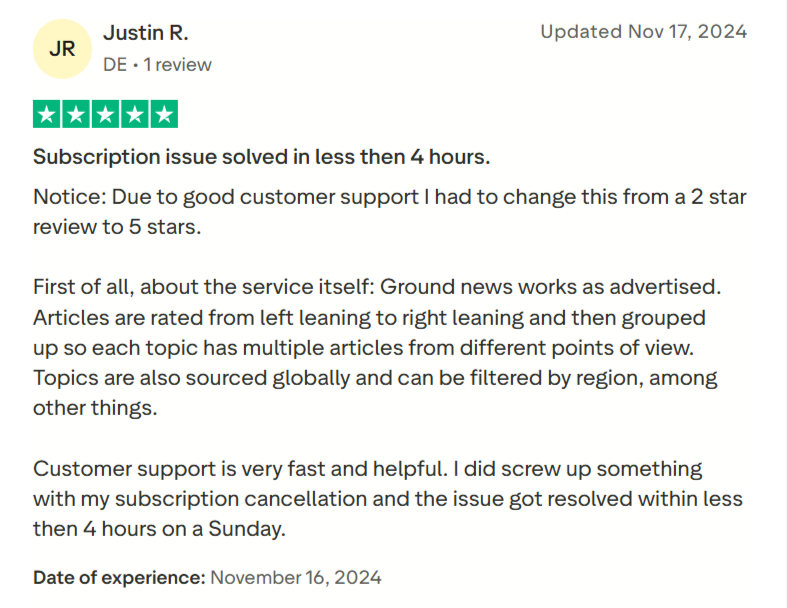 Highlighting customer service Highlighting customer service