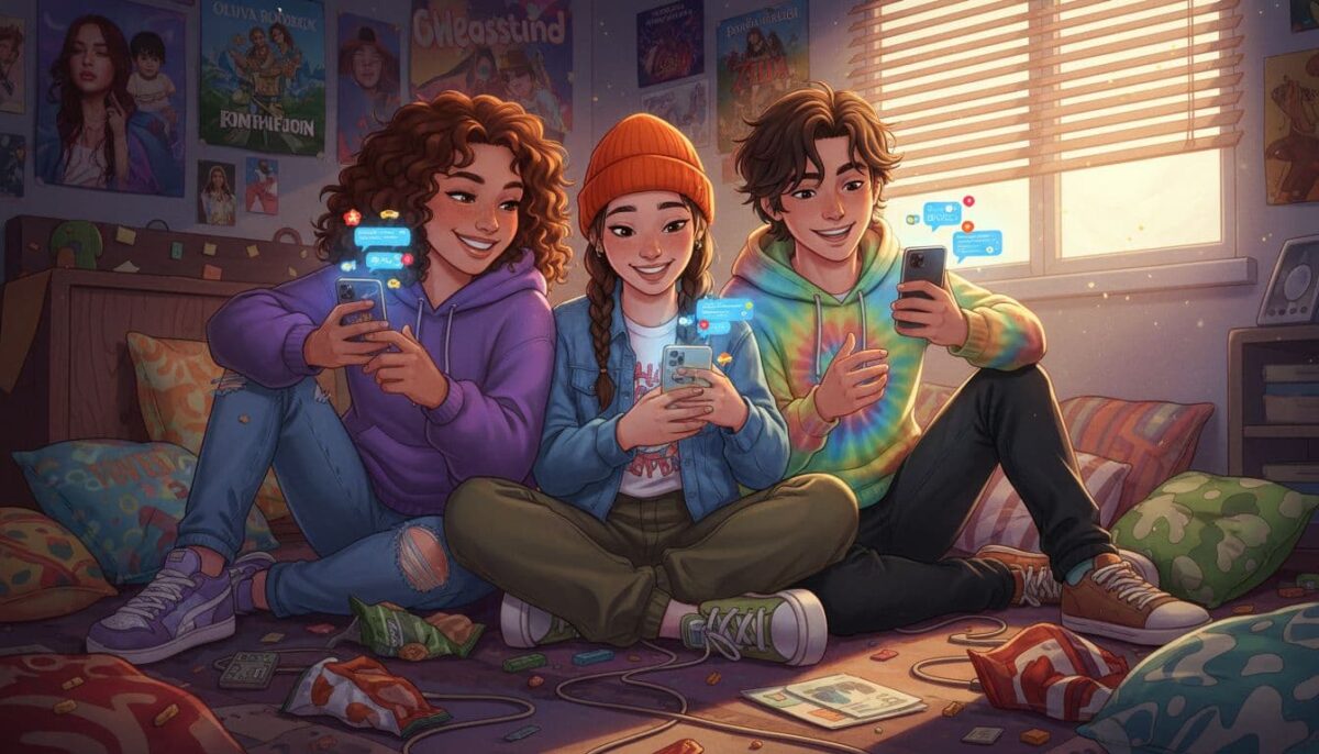 kids messaging on Facebook kids messaging on Facebook